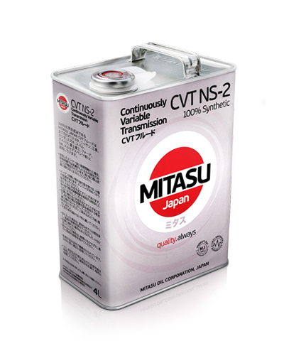 Масло трансмиссионное Mitasu CVT NS-2 Fluid 4 л, Масла трансмиссионные
